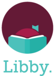 Logo and link to the Library2Go collection on the Libby digital reading app from Overdrive.