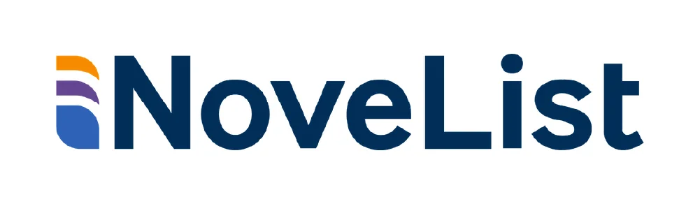 Novelist Logo, link to the Novelist service.